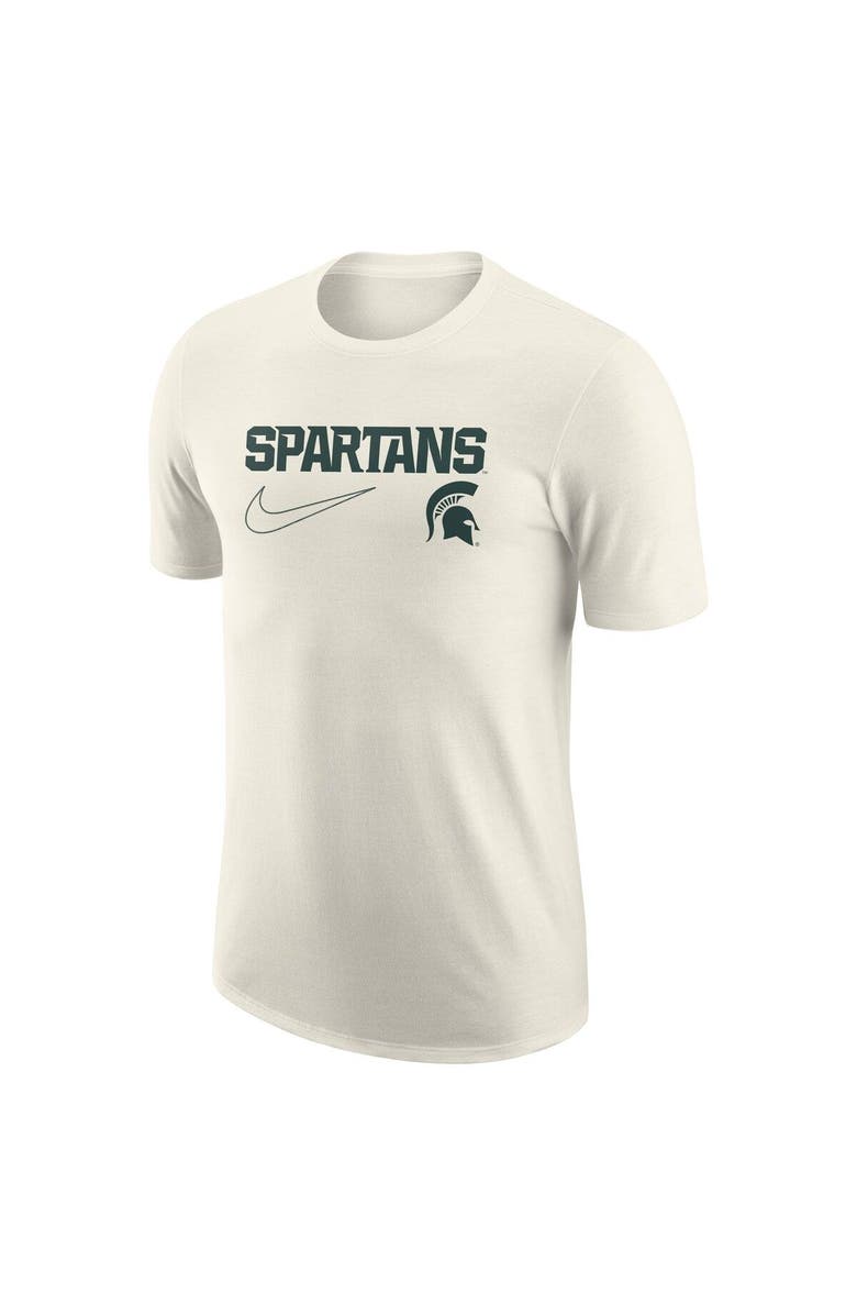 Nike Men's Nike Michigan State Spartans Natural Swoosh Max90 Loose Fit T-Shirt, Alternate, color, 