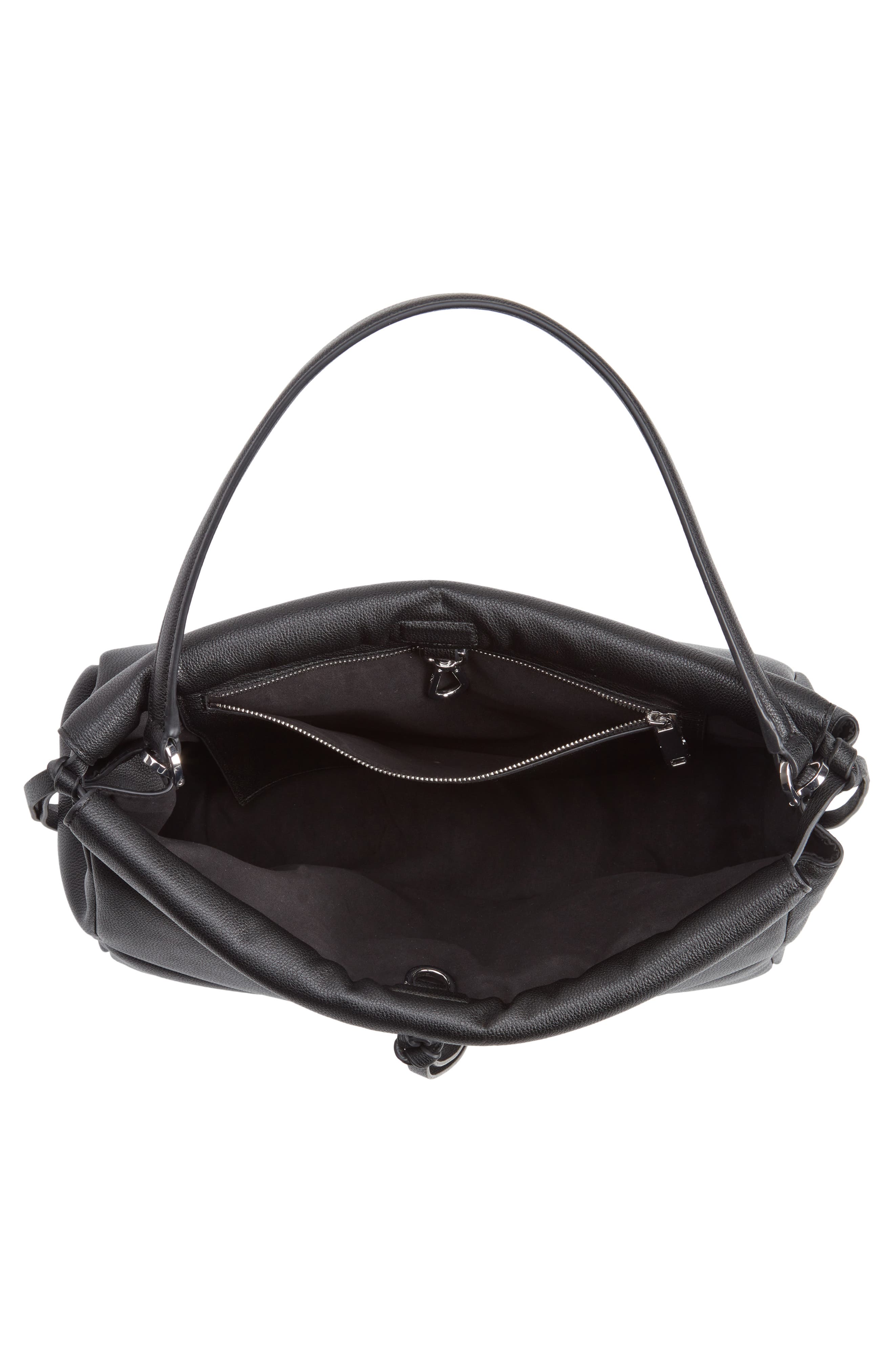 BOSS Katlin Small Quilted Faux Leather Tote, Alternate, color, 