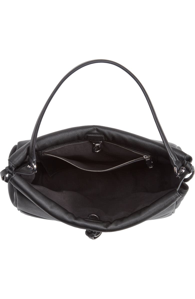 BOSS Katlin Small Quilted Faux Leather Tote, Alternate, color,