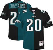 Mitchell & Ness Men's Mitchell & Ness Brian Dawkins Midnight Green/Black Philadelphia Eagles 2004 Split Legacy Replica Jersey