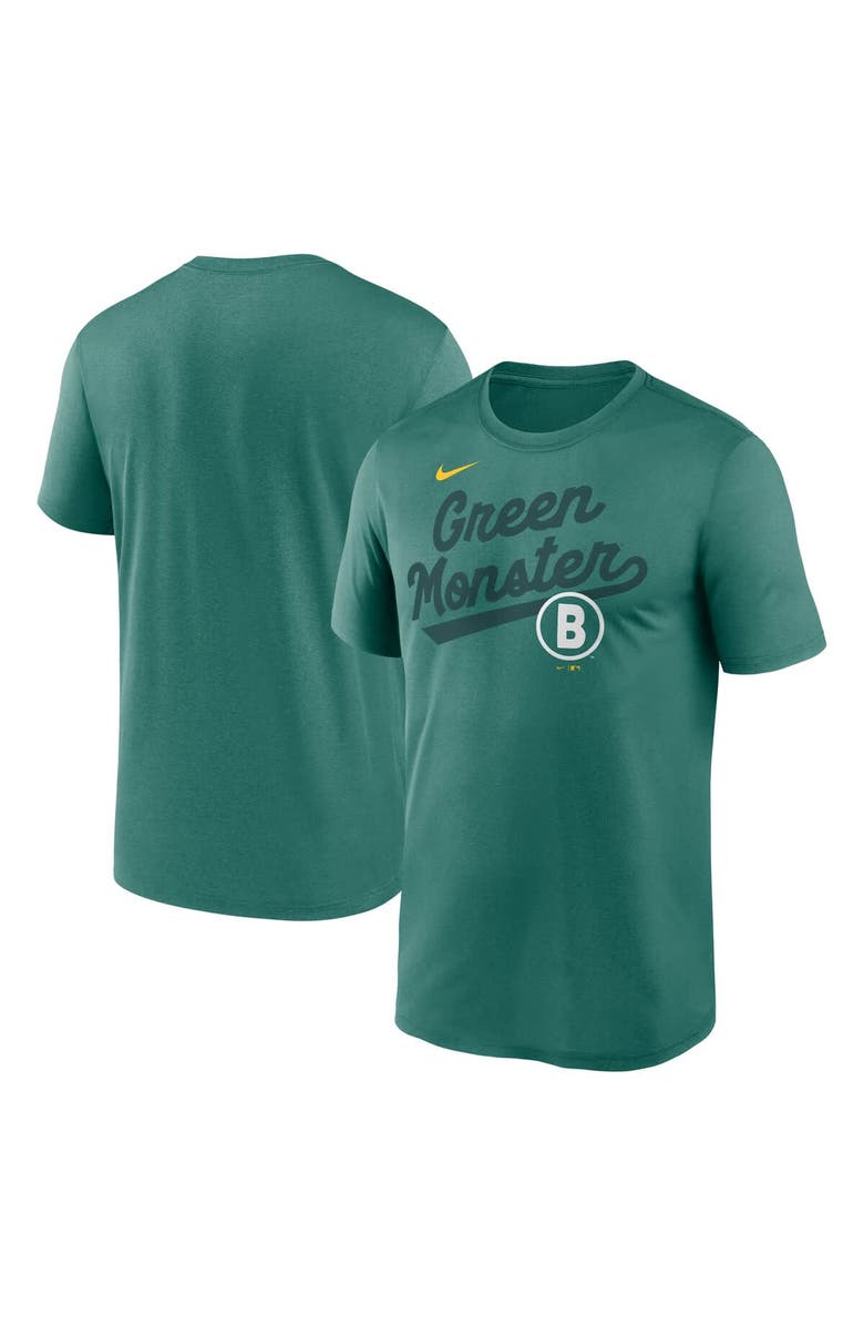 Nike Men's Nike Green Boston Red Sox 2025 City Connect Legend Team Phrase Script Performance T-Shirt, Alternate, color,