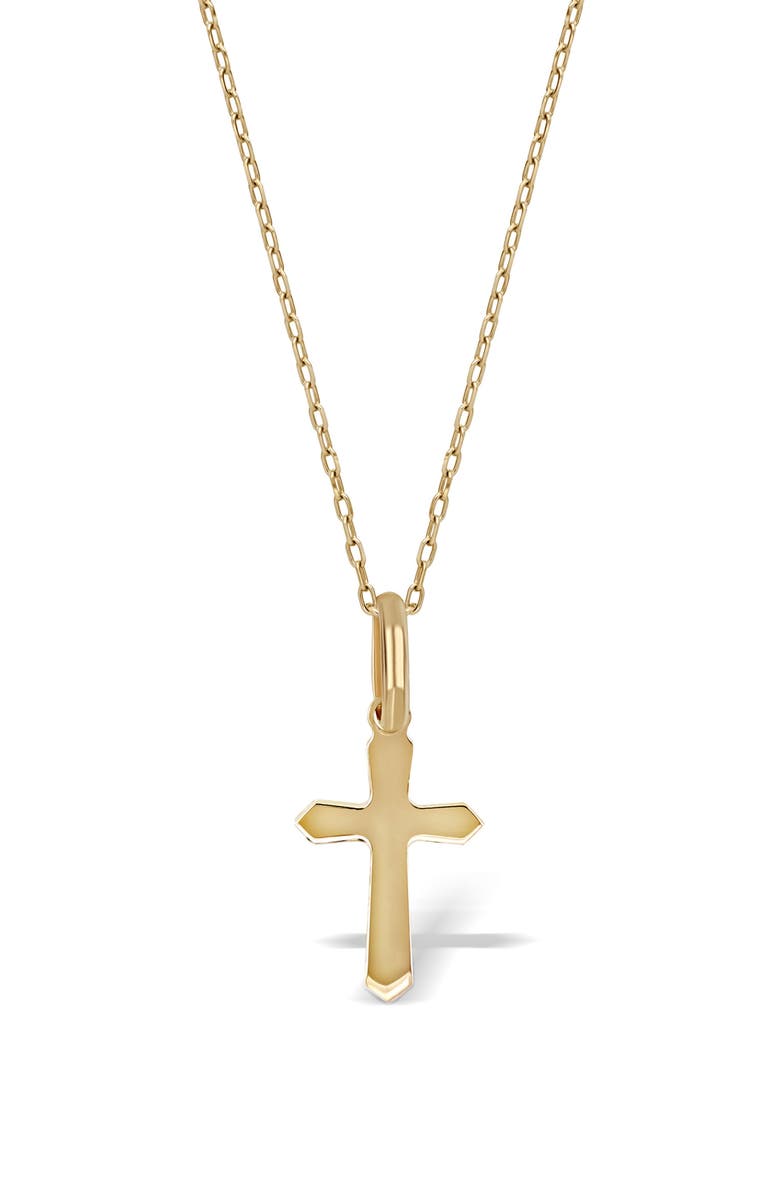 Bony Levy 14K Gold Cross Pendant Necklace, Alternate, color, 14Ky