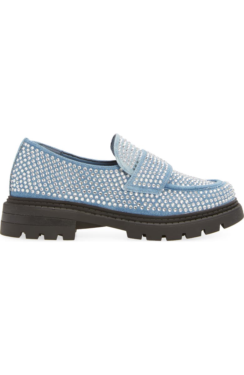 AZALEA WANG Thumper Denim Loafer, Alternate, color,