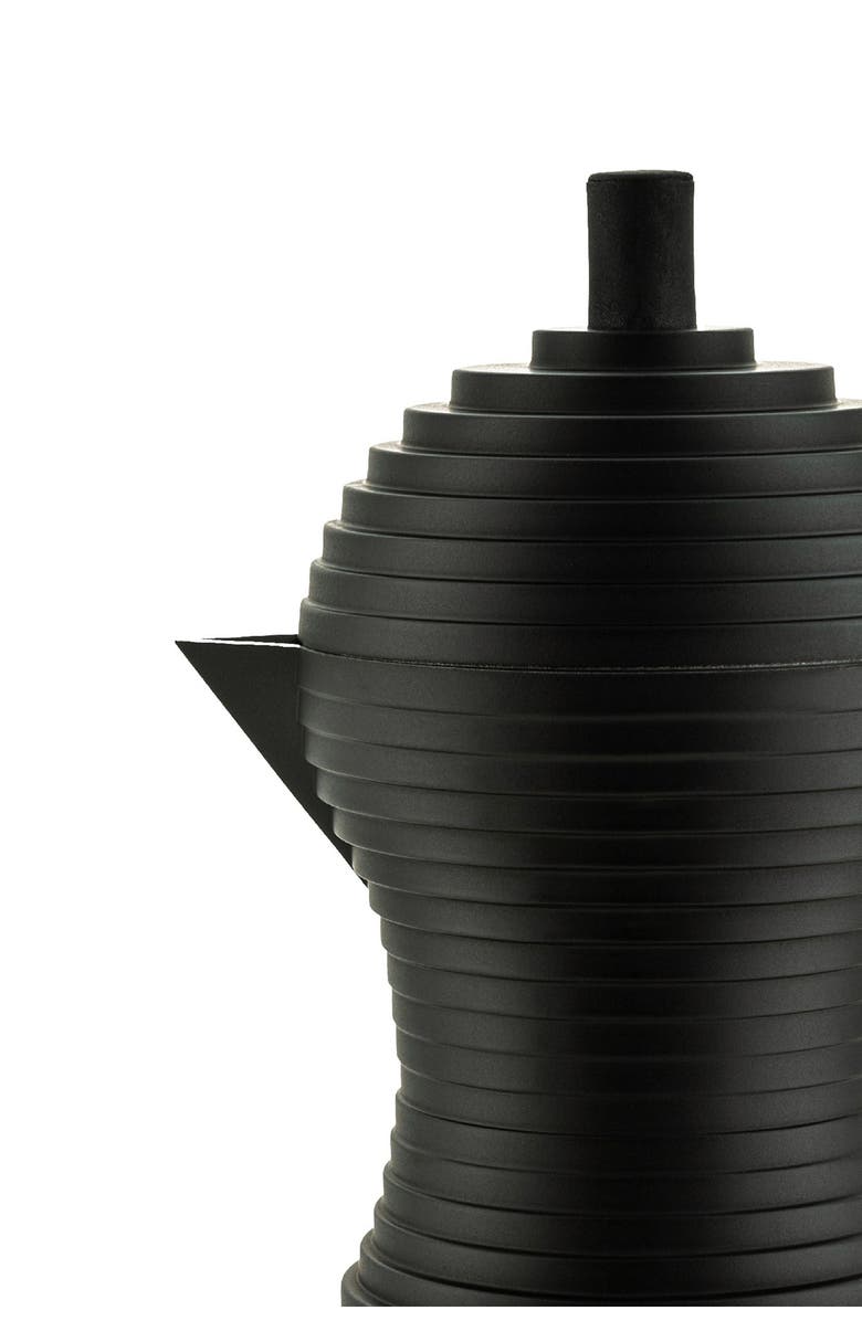 ALESSI Pulcina 1-Cup Espresso Coffee Maker, Alternate, color, Black Matte