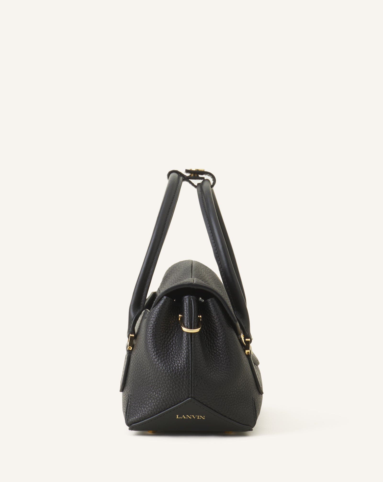Le Confident By Lanvin 26 Leather Bag, Alternate, color, Black