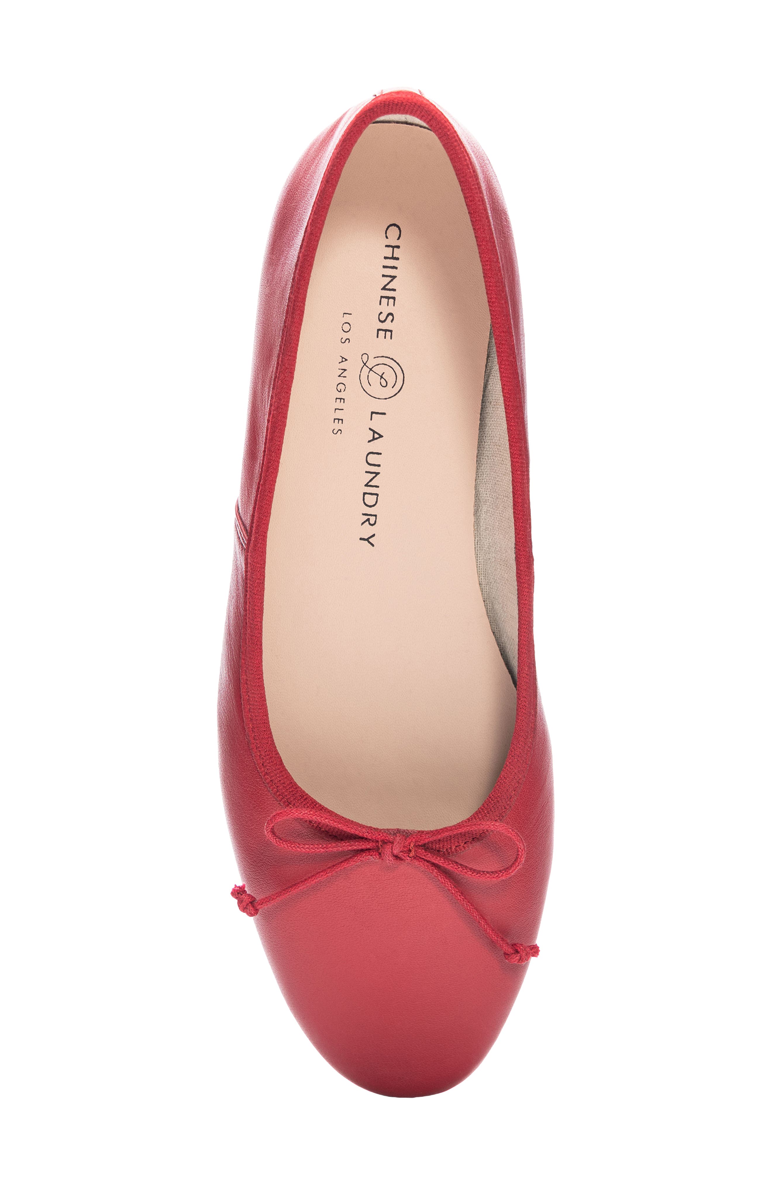 Audrey Ballet Flat, Alternate, color, RED