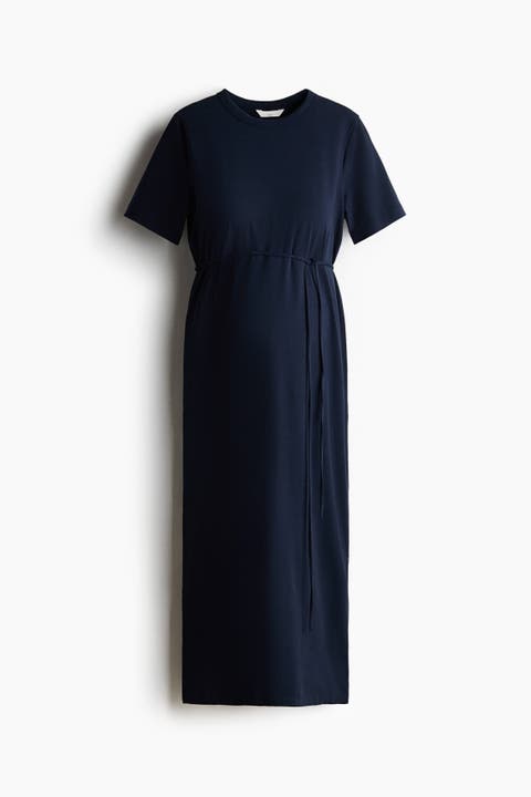 Mama tie-detail t-shirt dress