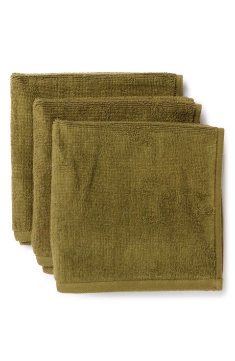 Set of 3 Classic Stretch Face Towels