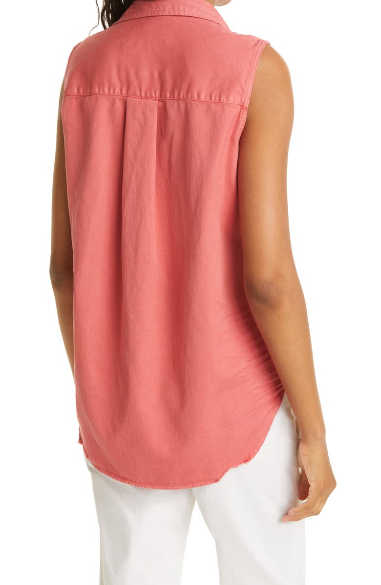 Frank & Eileen Fiona Sleeveless Button-Up Shirt, Alternate, color,