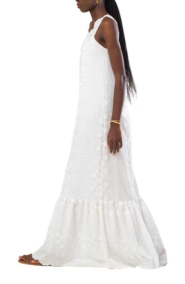 DIARRABLU Ivy Dress, Alternate, color, Siva Blanc