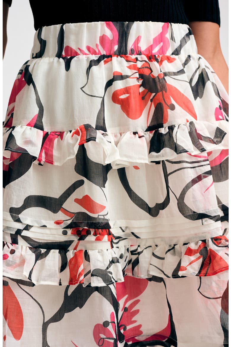 Tiered Ruffle Skirt, Alternate, color, SPLASHY FLORAL