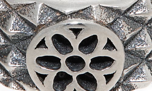 Shop Good Art Hlywd Rosette Rondel Enhancer In Sterling Silver