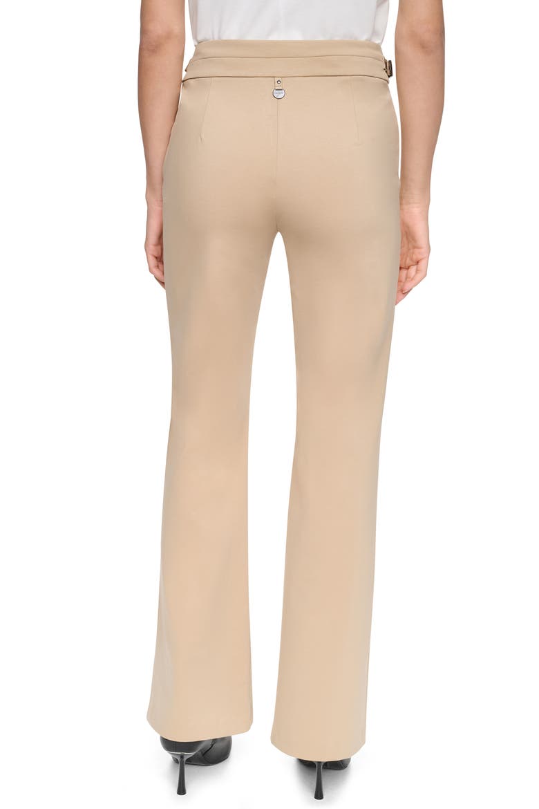 Soho Fit & Flare Ponte Pants, Alternate, color, TRAVERTINE