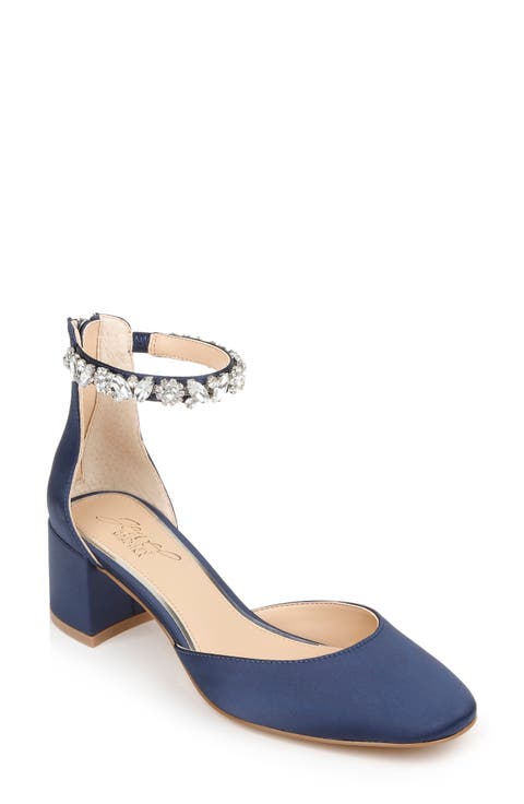 Cathleen Ankle Strap Pump (Women)