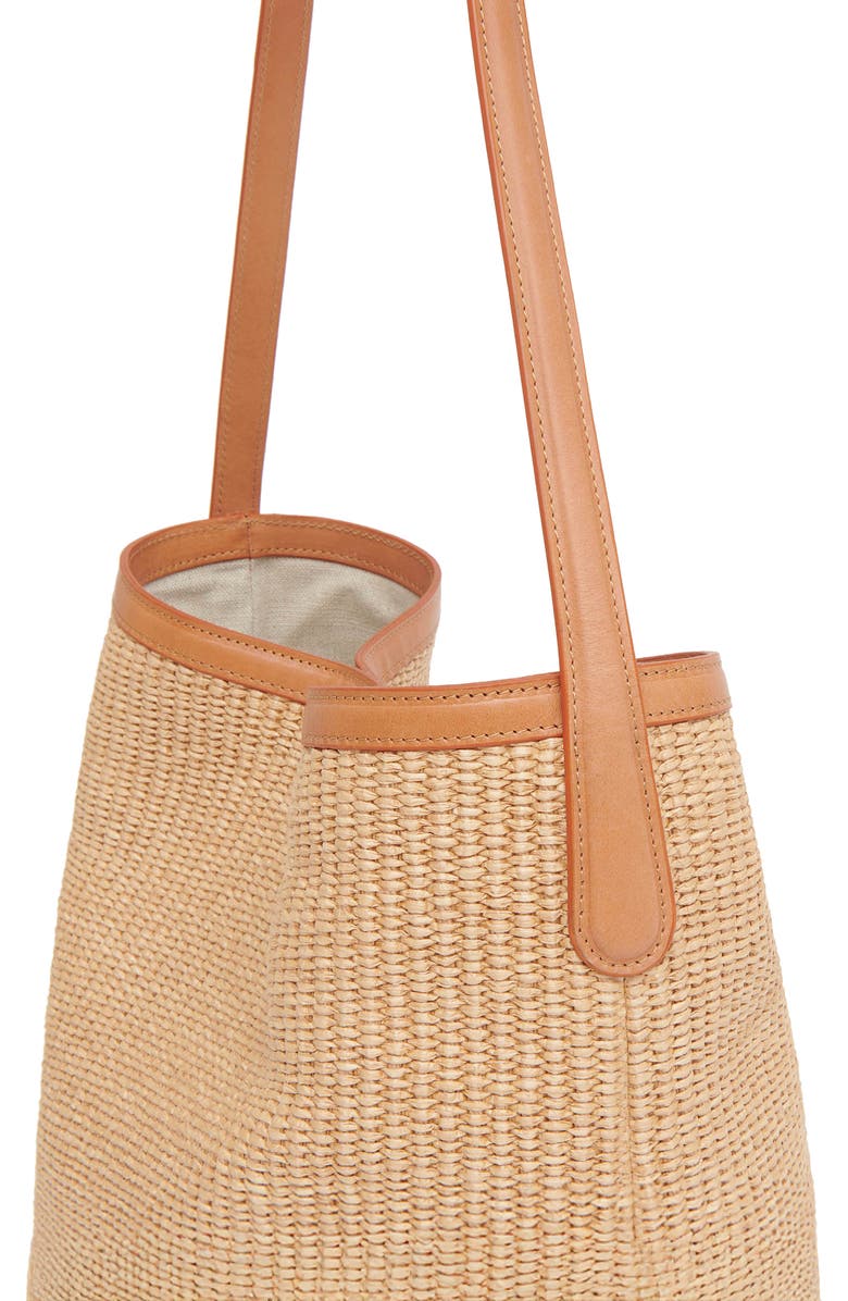 Mansur Gavriel Everyday Cabas Raffia Hobo Bag, Alternate, color,