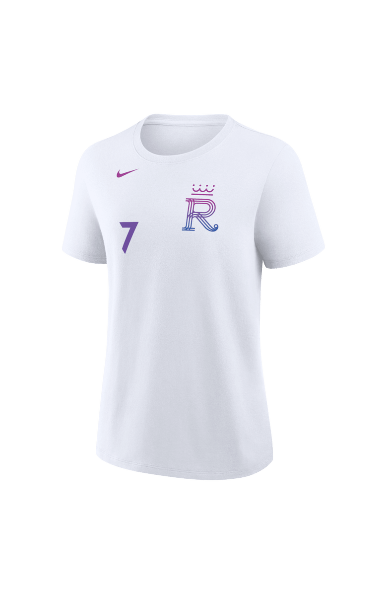 Nike Women's Nike Bobby Witt Jr. White Kansas City Royals 2026 City Connect Name & Number T-Shirt, Alternate, color, White