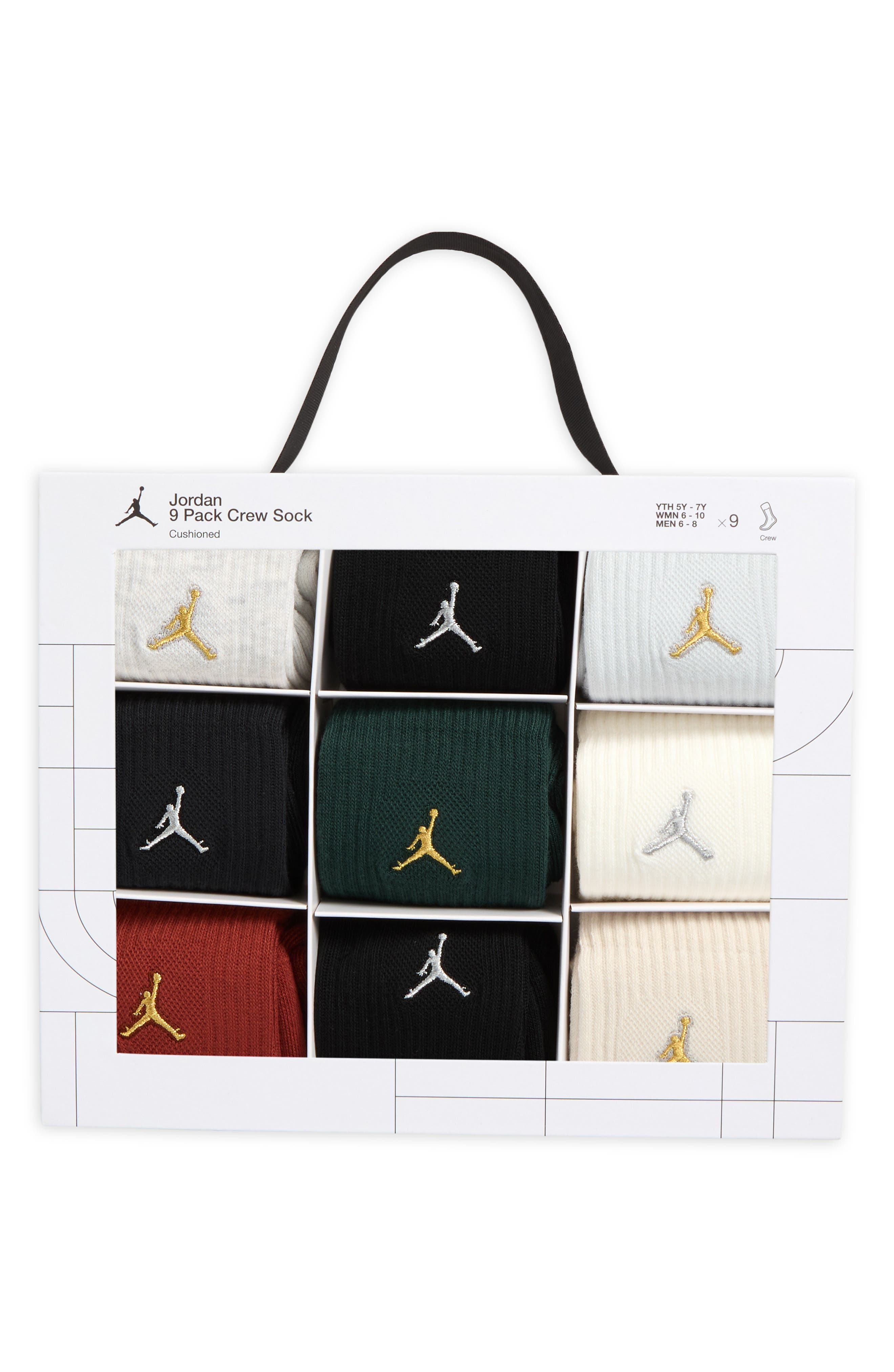 Kids' 9-Pack Crew Socks