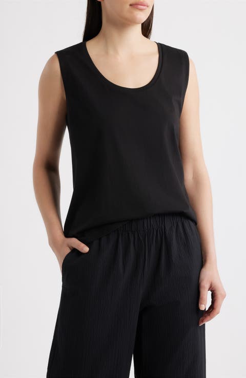 Scoop Neck Organic Cotton Tank
