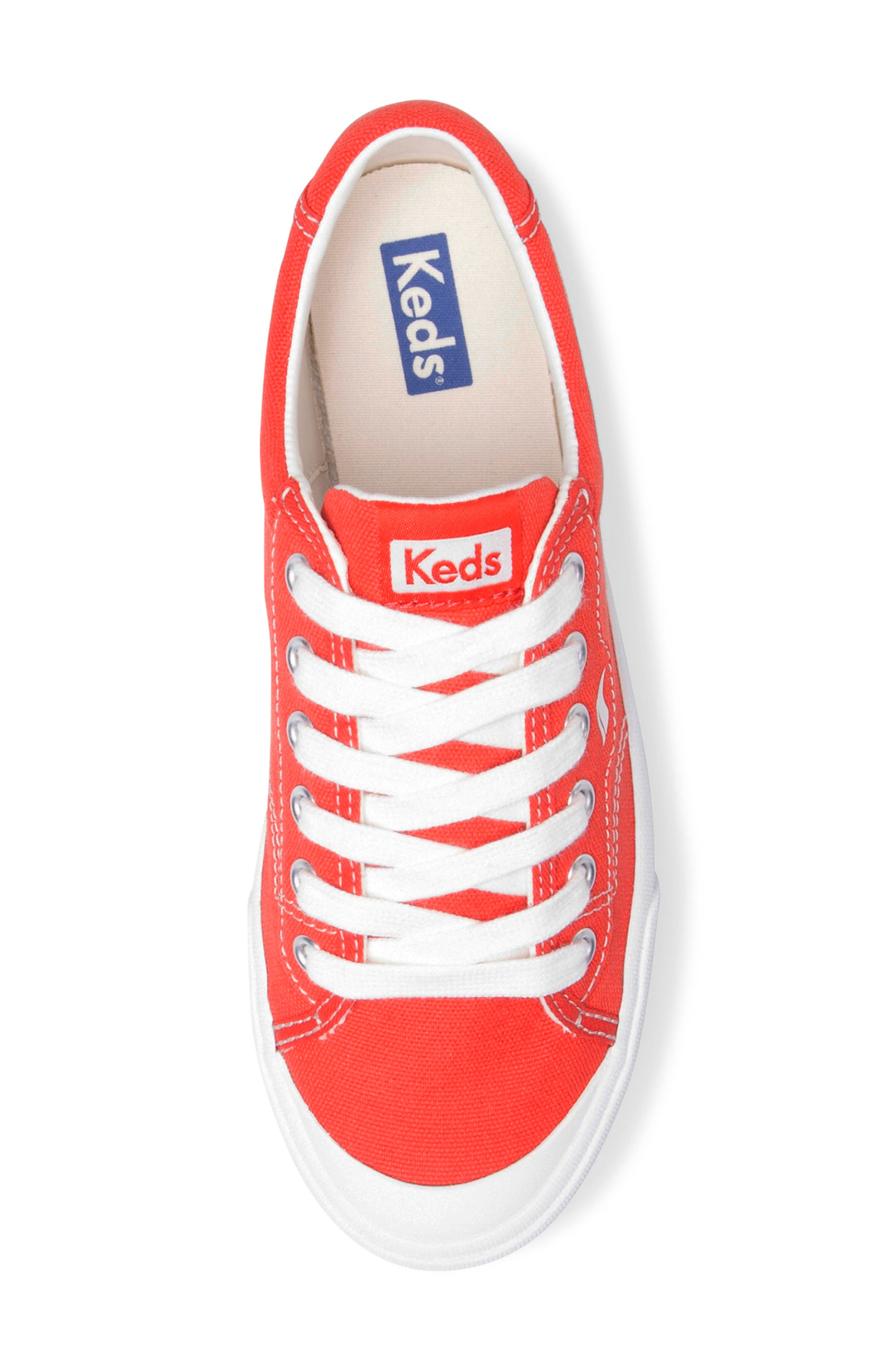 Crew Kick Wave Sneakers, Alternate, color, RED