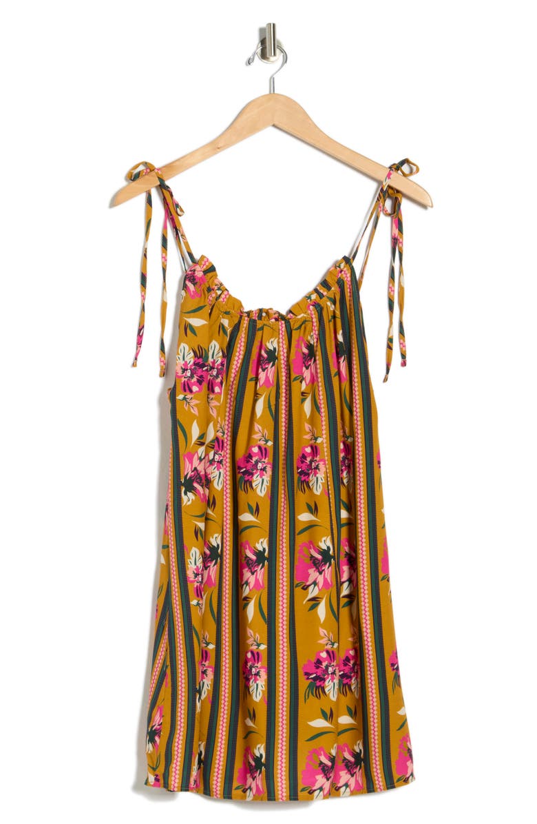 Maaji Magnolia Cover-Up Dress, Main, color, Yellow