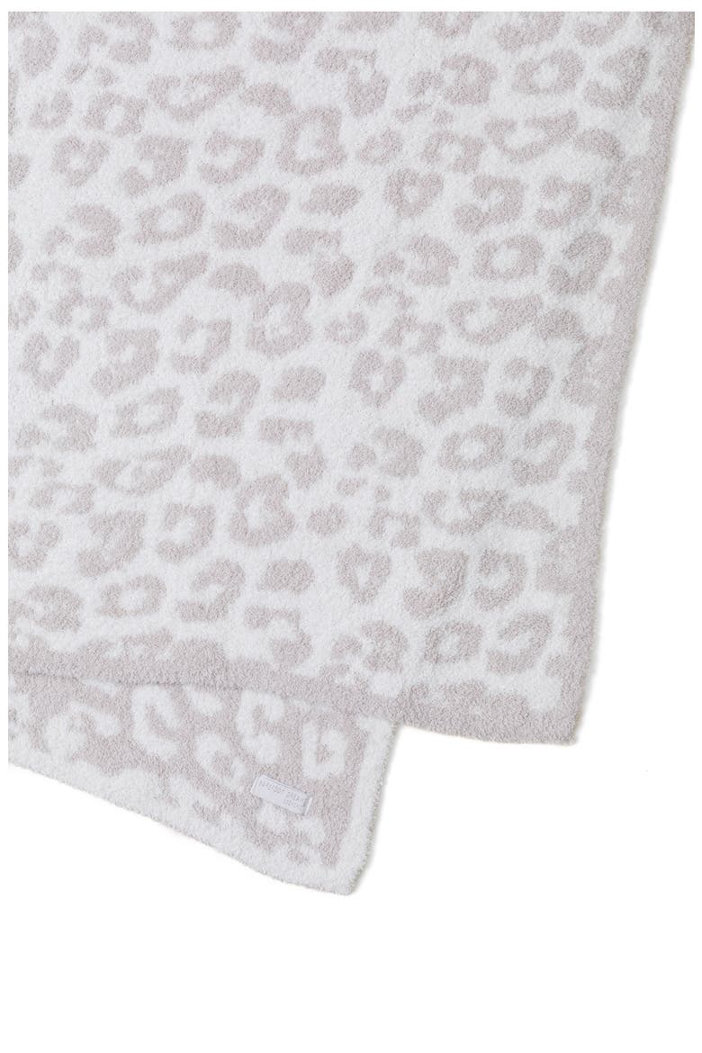 CozyChic® Leopard Print 54 x 72 Throw Blanket, Alternate, color, CREAM/STONE