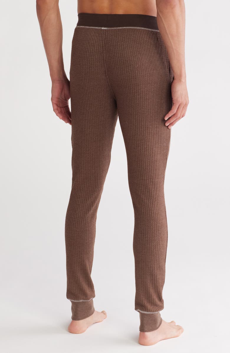 Majestic International Waffle Knit Pajama Joggers, Alternate, color, 