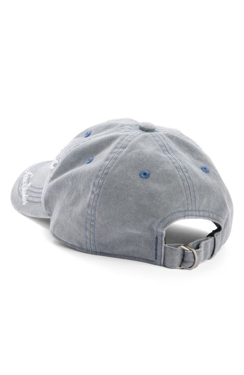 Acne Studios Tourist Logo Embroidered Cotton Twill Baseball Cap In Black