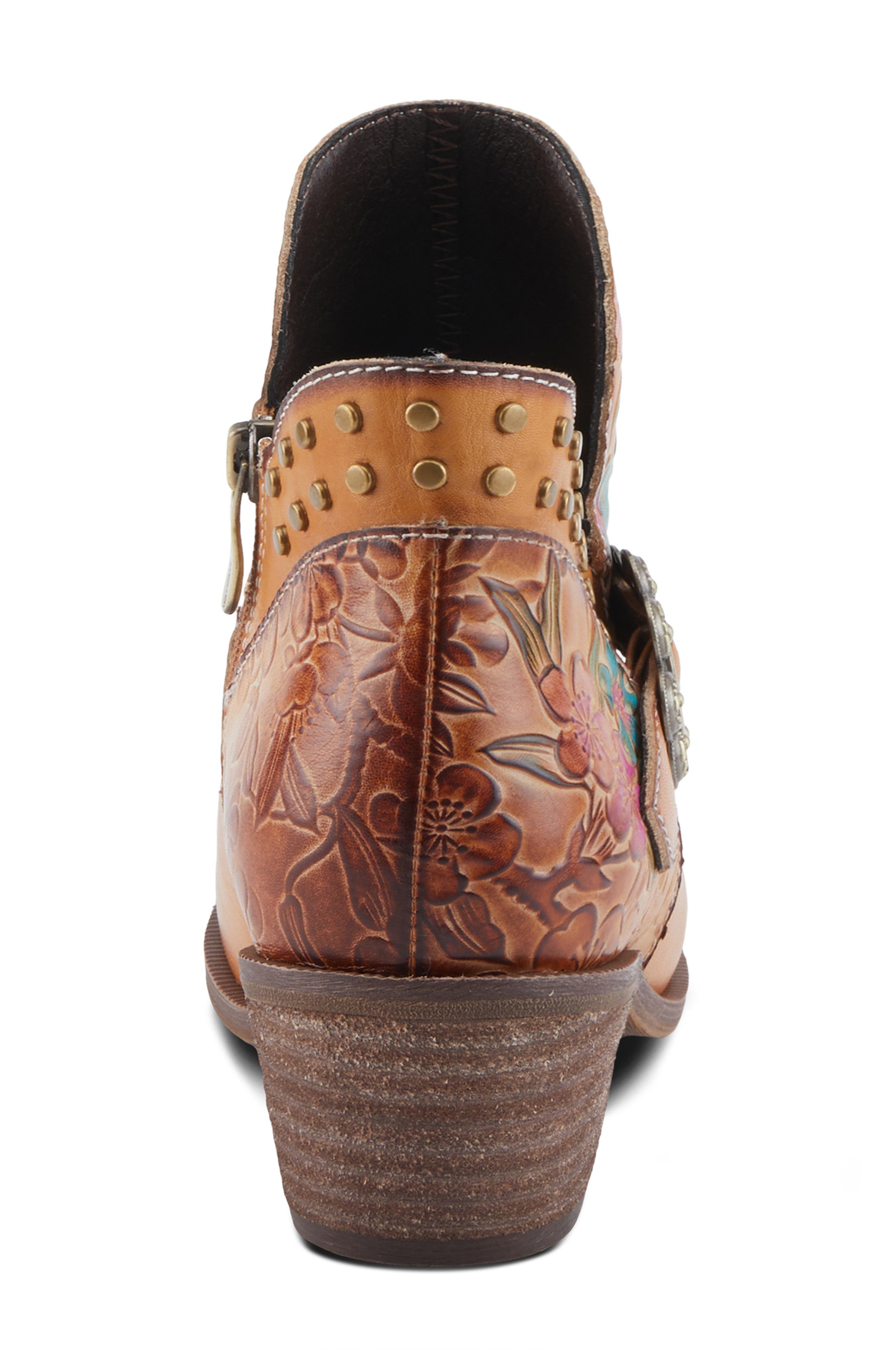 L'Artiste by Spring Step Daintylady Bootie, Alternate, color, Camel Multi