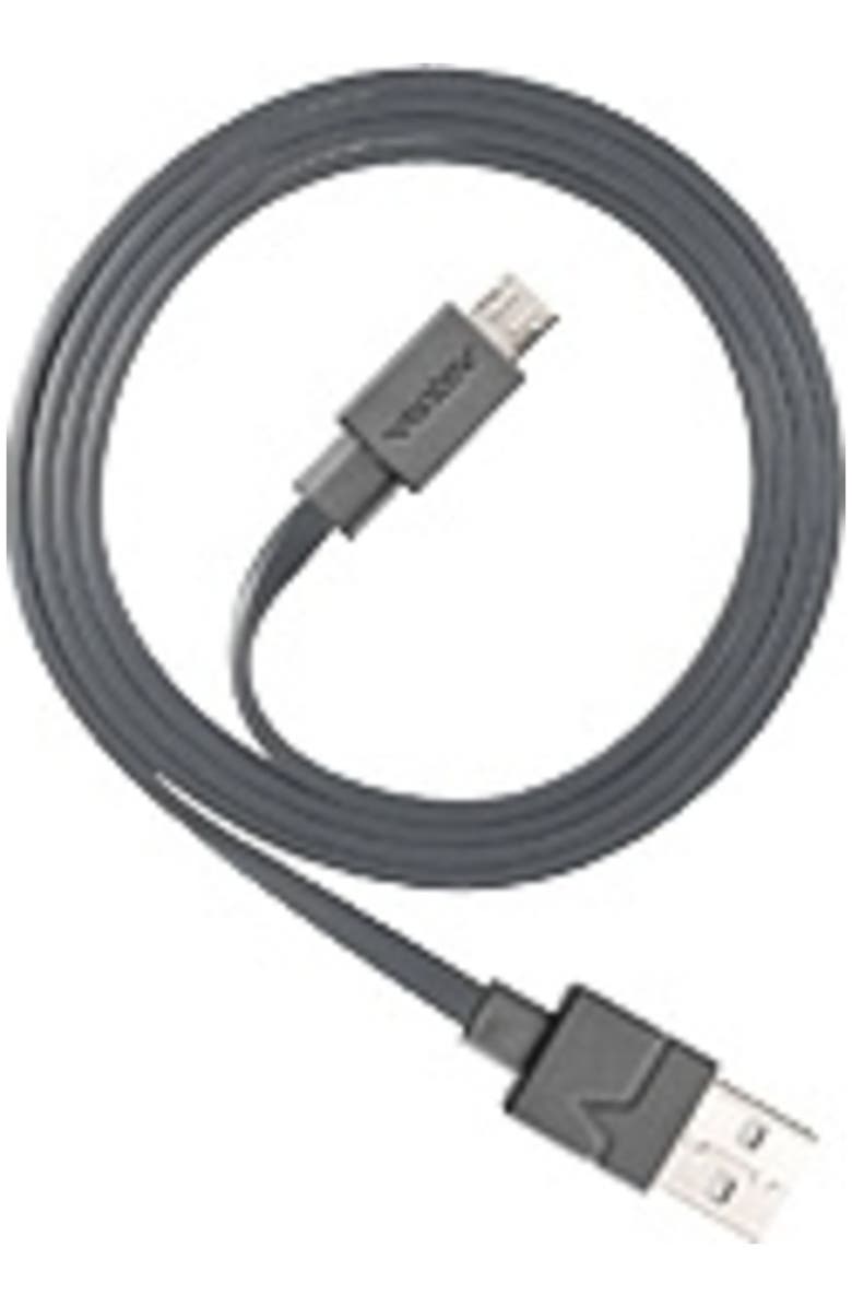 Ventev USB-A to Micro USB Cable 6ft, Main, color, Black