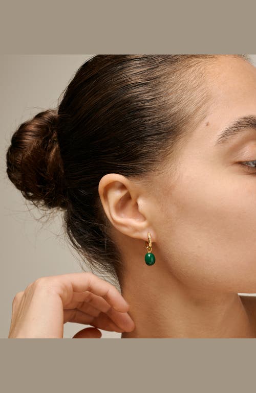 Enamel Copenhagen Significant Enamel Hoops In Gold