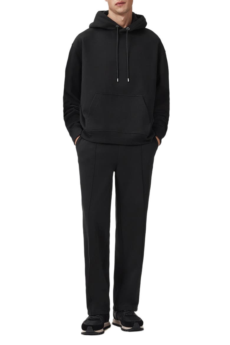 Milo Cotton Hoodie, Alternate, color, JET BLACK