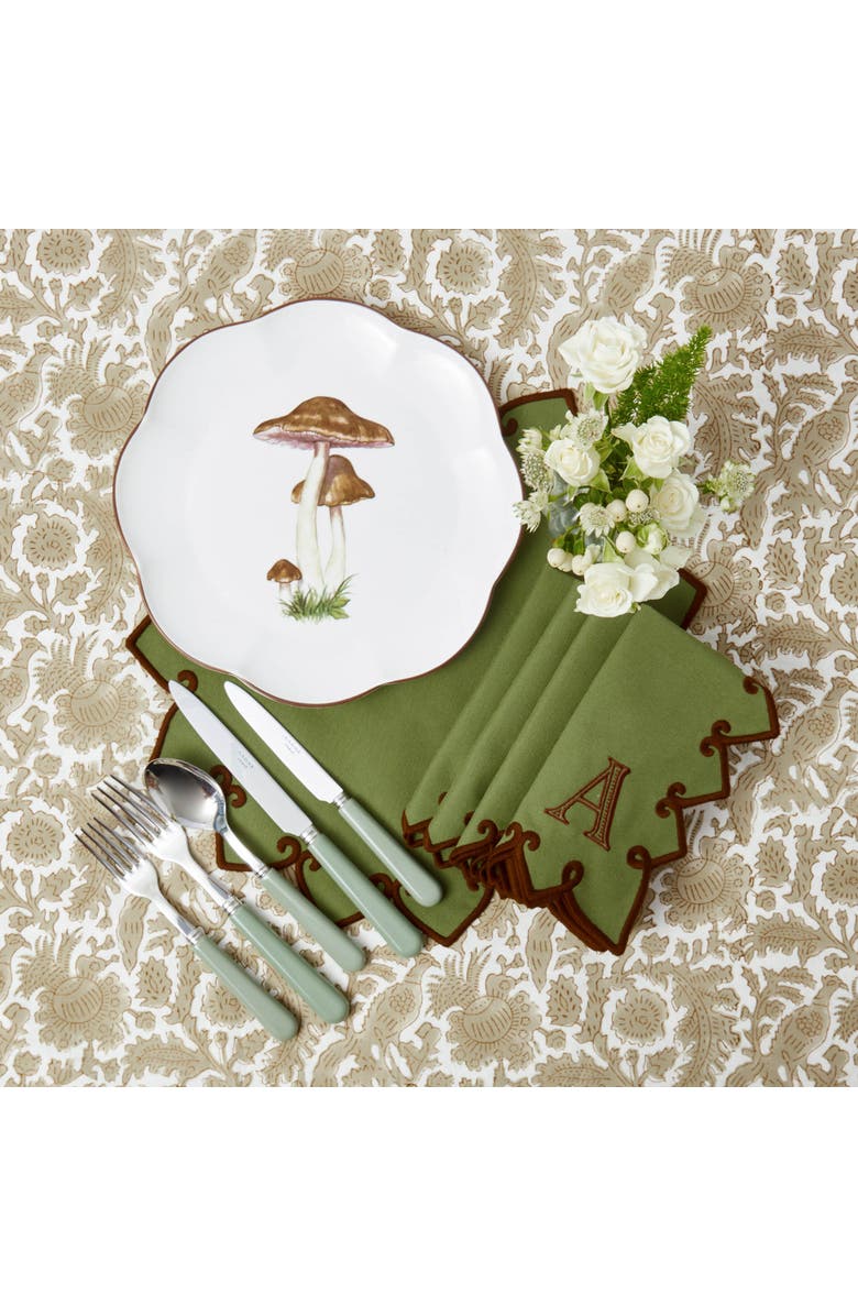 Mrs. Alice Pheasant Tablecloth, Alternate, color, Neutral