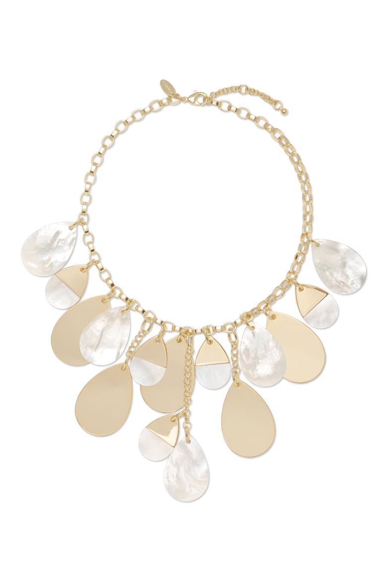 Karina Mother of Pearl Charm Necklace, Main, color, MOTHER OF PEARL