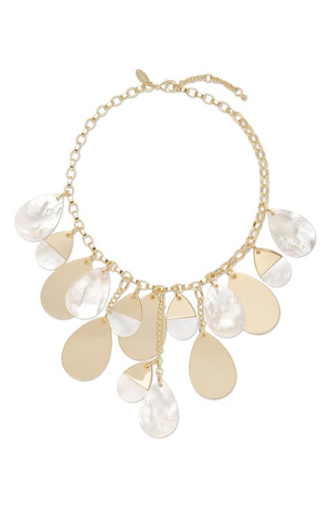 Karina Mother of Pearl Charm Necklace