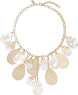 Ramy Brook Karina Mother of Pearl Charm Necklace