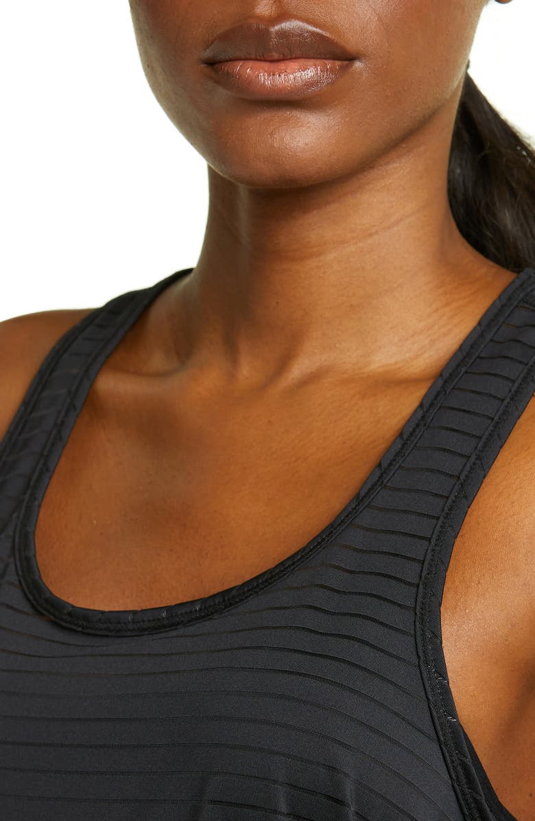 Zella Sporty Sheer Stripe Tank, Alternate, color,