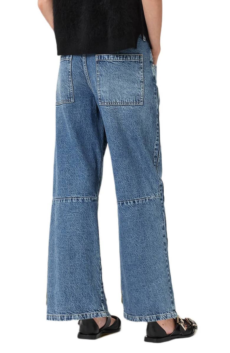 AllSaints Tay Wide Leg Carpenter Jeans, Alternate, color, Vintage Indigo