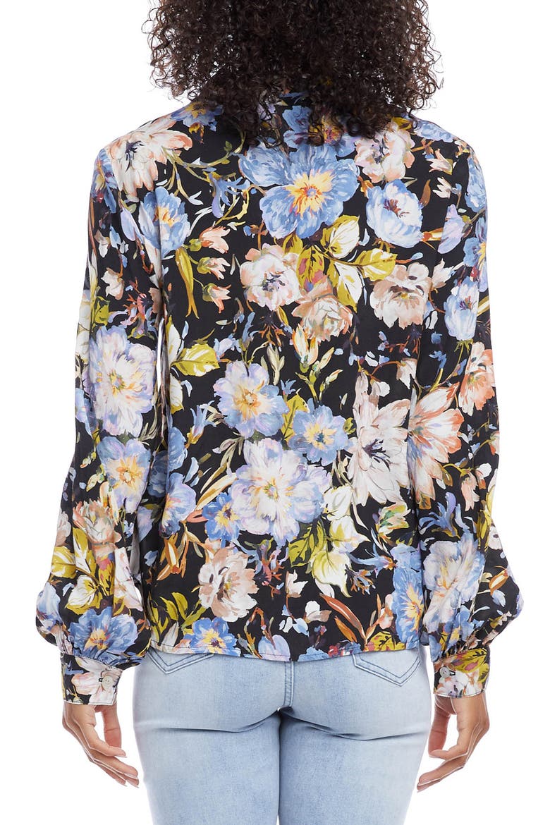 Spread Collar Top, Alternate, color, FLOWER PRINT