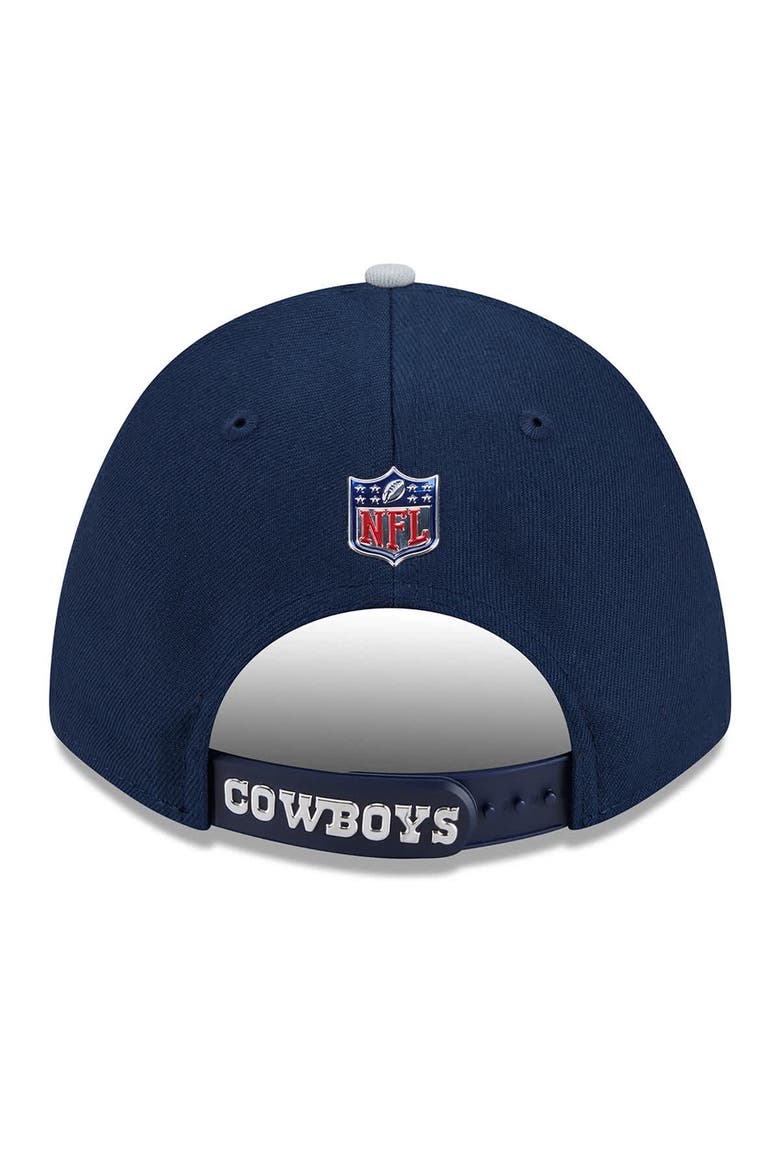 Men's New Era  Navy/Silver Dallas Cowboys 2026 NFL Draft 9FORTY M-Crown Adjustable Hat, Alternate, color, Navy