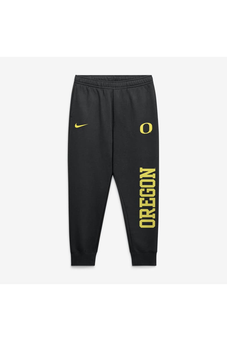 Men's Nike  Black Oregon Ducks Primetime Club Fleece Joggers, Main, color, Black