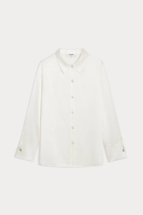 Naked Cashmere Suvi Silk Button-up Shirt In Sand