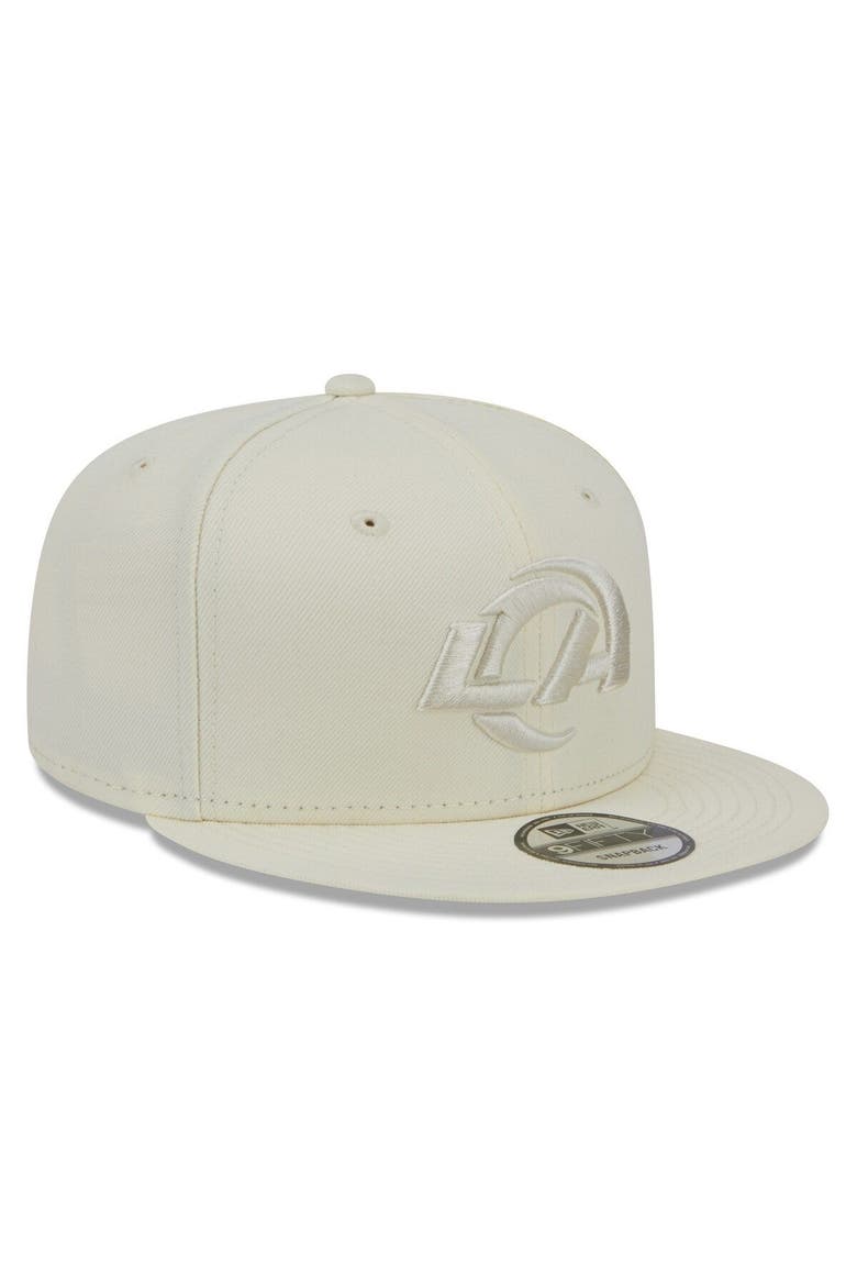 Men's New Era Cream Los Angeles Rams Color Pack 9FIFTY Snapback Hat, Alternate, color, Cream