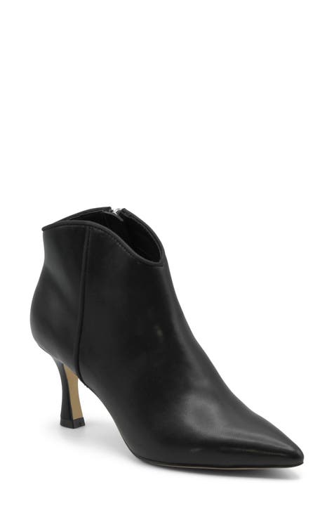 Charles by Charles factory David Sock Bootie Chunky Heel Black