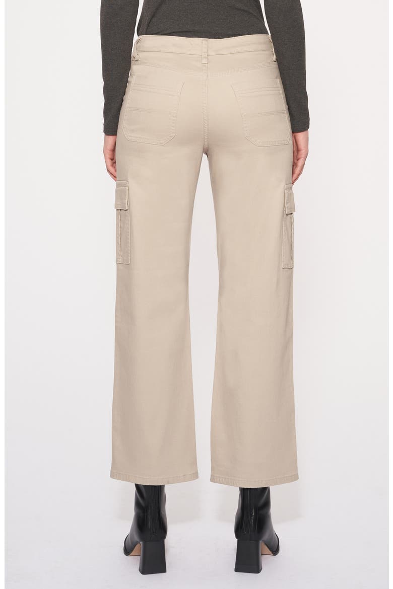 Angel High Waist Ankle Cargo Pants, Alternate, color, STONE