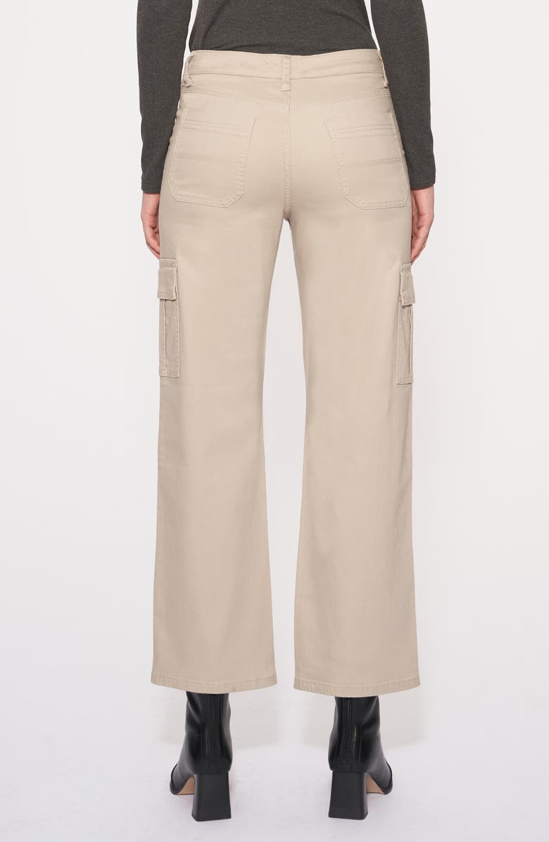 Bayeas Angel High Waist Ankle Cargo Pants, Alternate, color, Stone