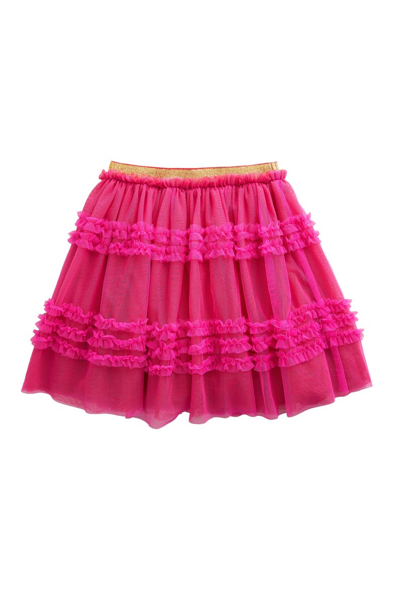 Kids' Ruffled Tulle Skirt, Alternate, color, SHOCKING PINK