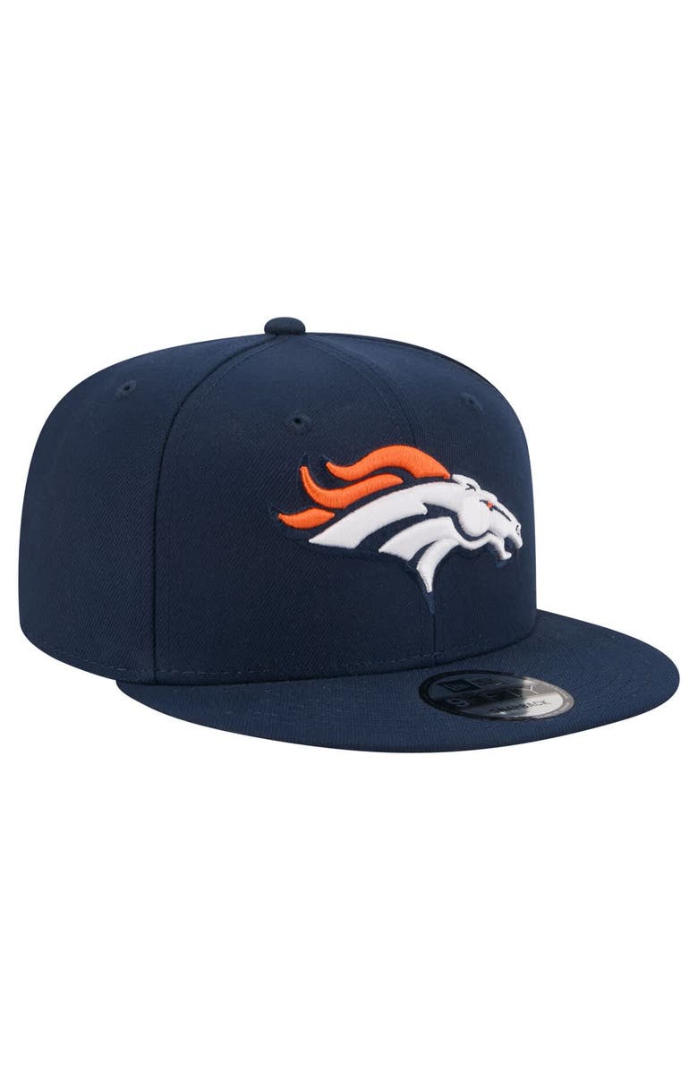 New Era Men's New Era Navy Denver Broncos 9FIFTY Snapback Hat, Alternate, color, Navy