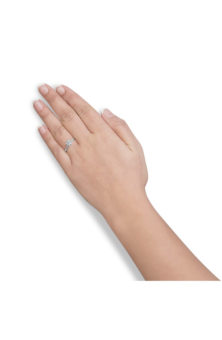 Haus of Brilliance 14K White Gold 1.0 Cttw Eagle Claw Set Lab Grown Diamond Engagement Ring, Alternate, color, White