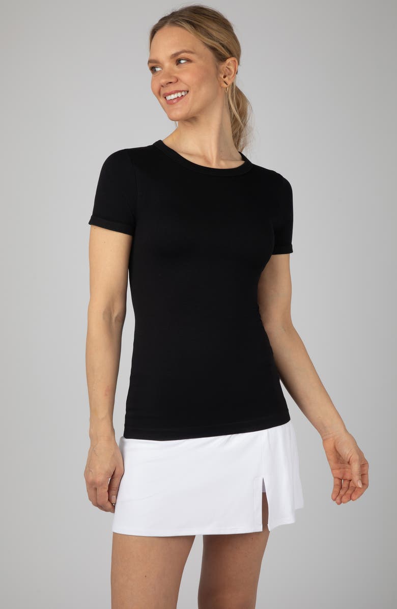 90 DEGREE BY REFLEX Seamless Scoop Neck 3-Pack T-Shirt Set, Alternate, color,