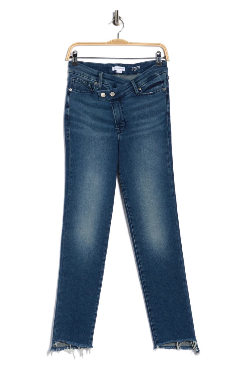 Good American Good Classic High Waist Skinny Jeans, Alternate, color, Indigo701